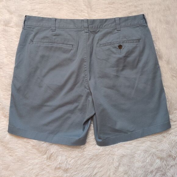 J.Crew Mercantile Flex Chino Shorts Flat Front Chambray Preppy Men's 36 x 7" - Picture 8 of 11